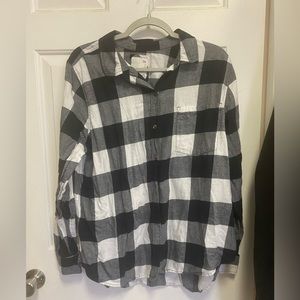 buffalo plaid button down xxl